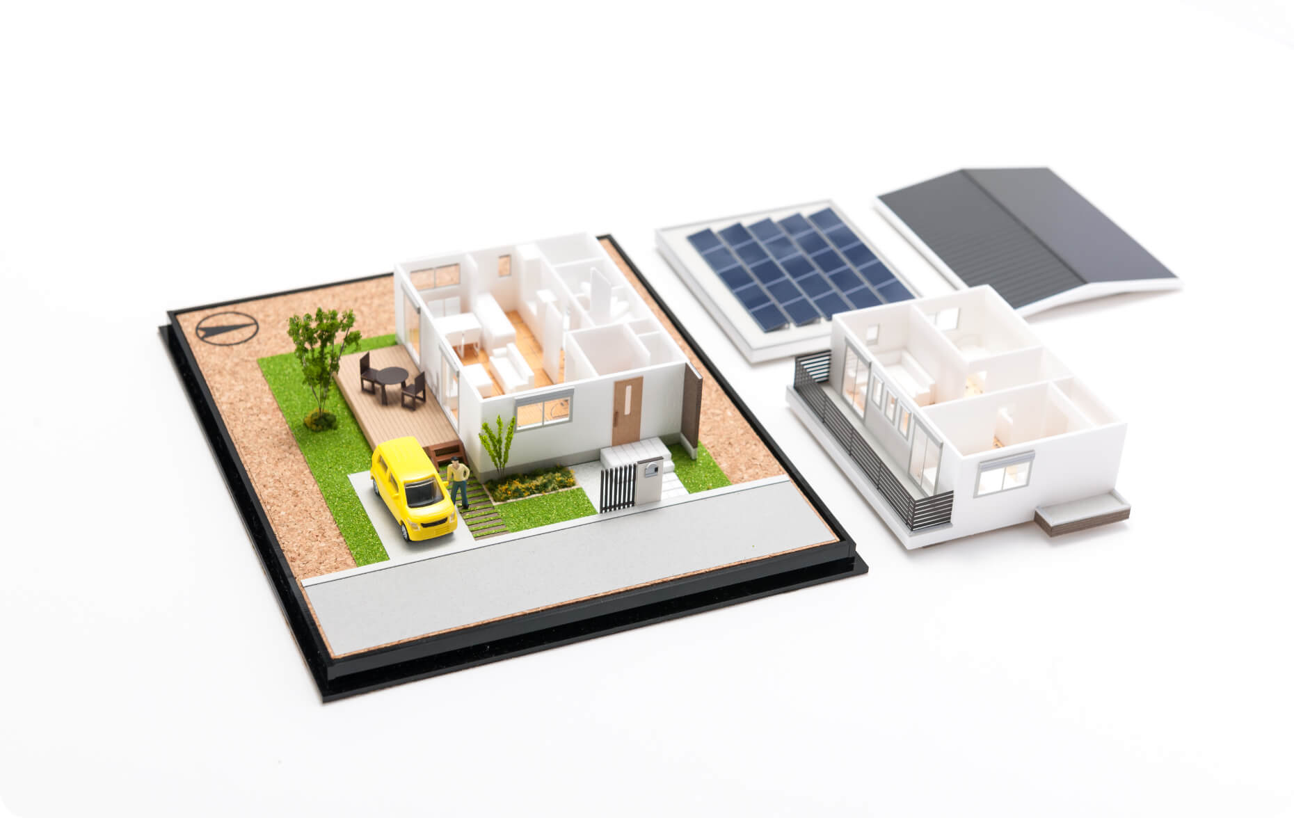 住宅模型 カラー①