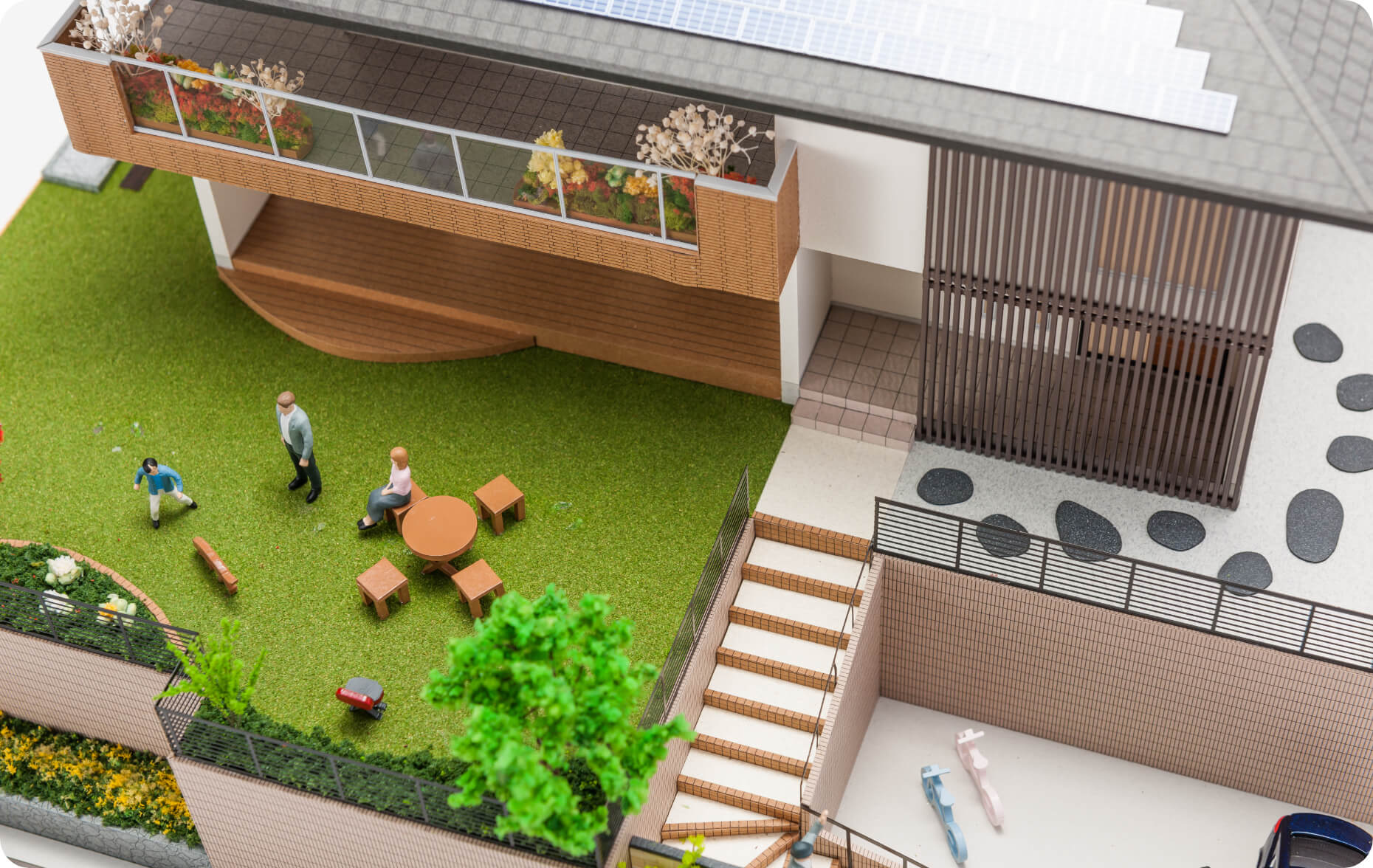 住宅模型 カラー②