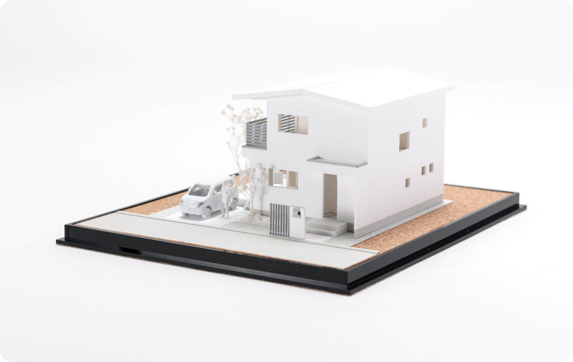 住宅模型 白(スタディ模型)①