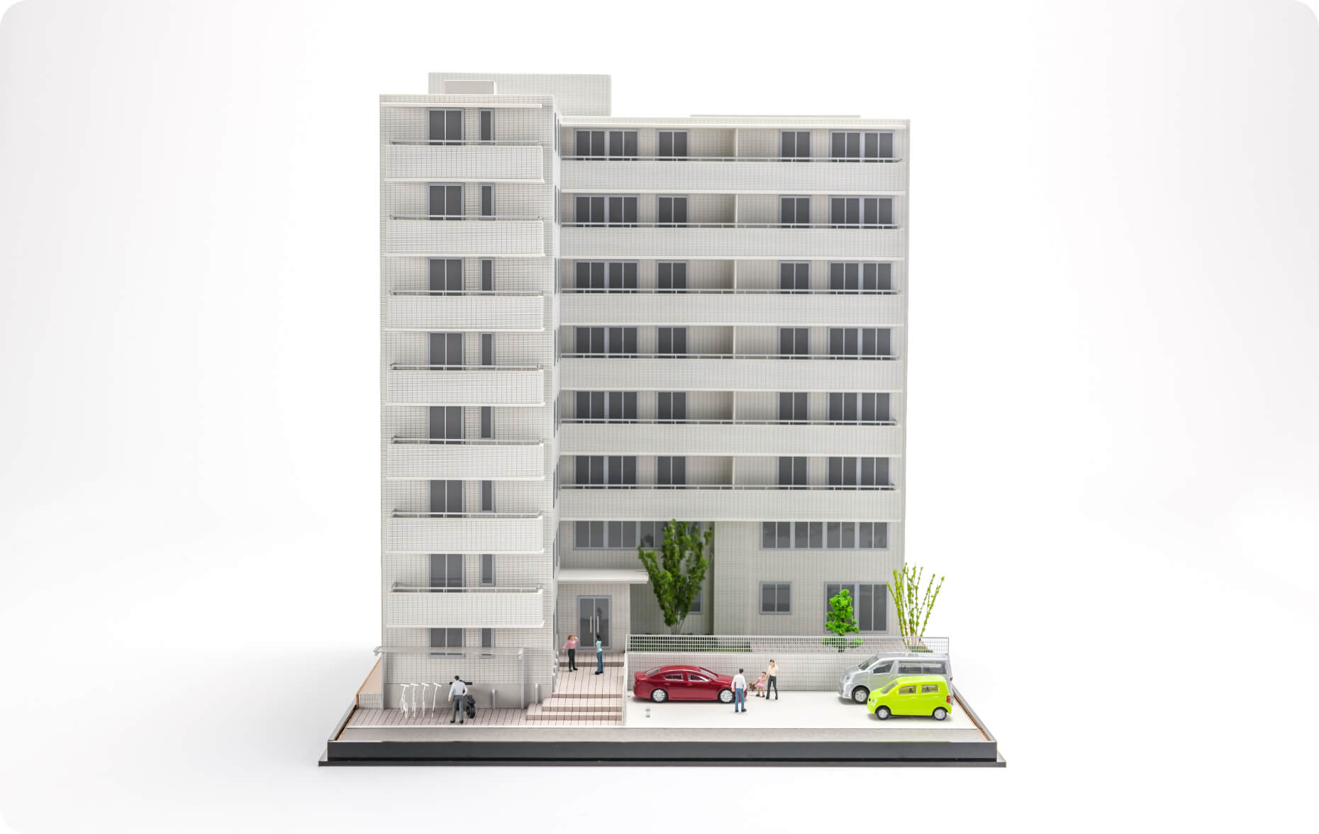 集合住宅模型 カラー①