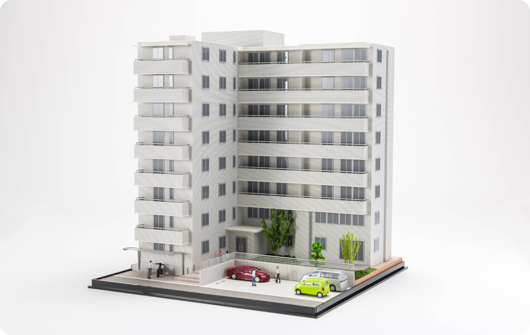 集合住宅模型 カラー①