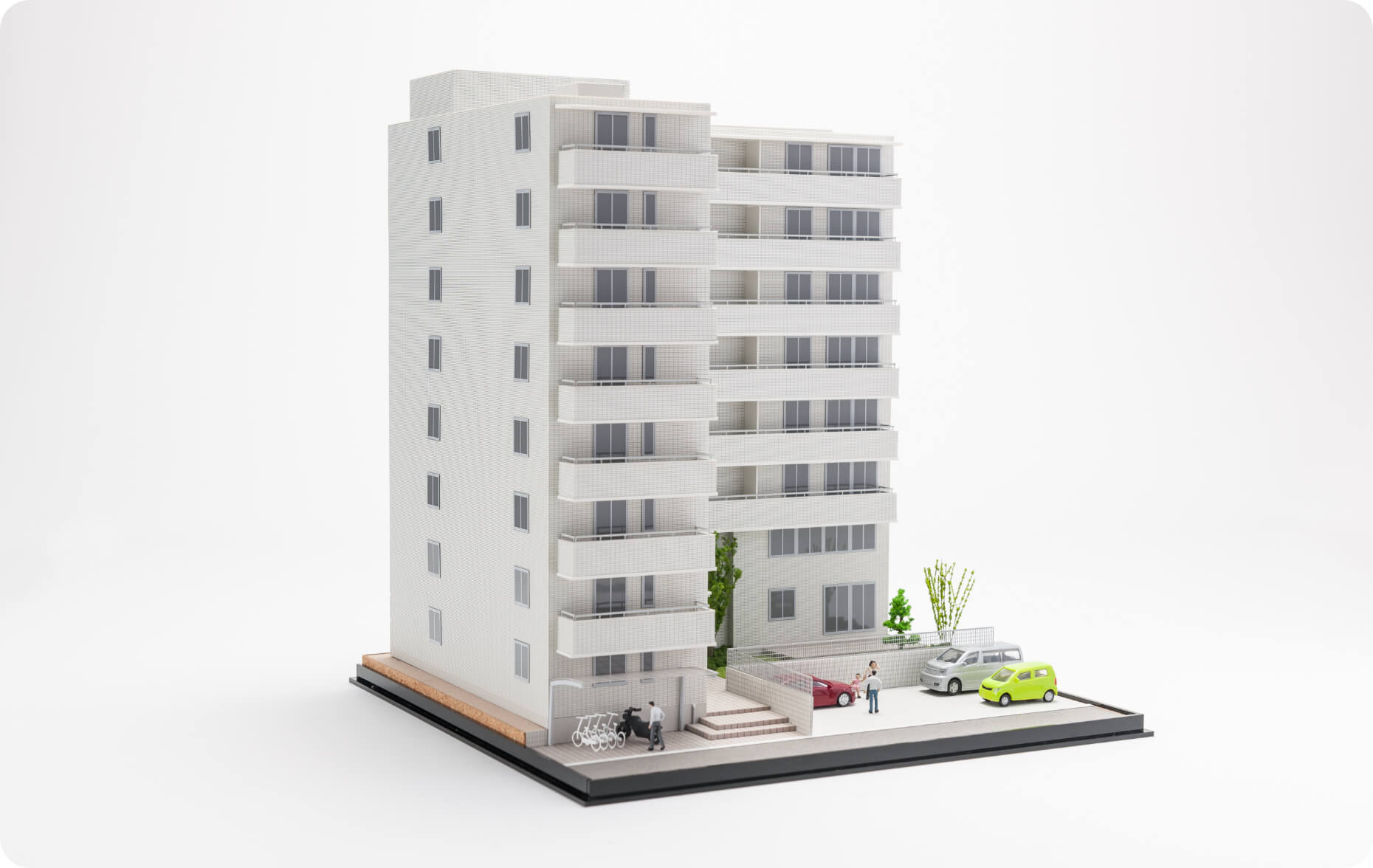 集合住宅模型 カラー①