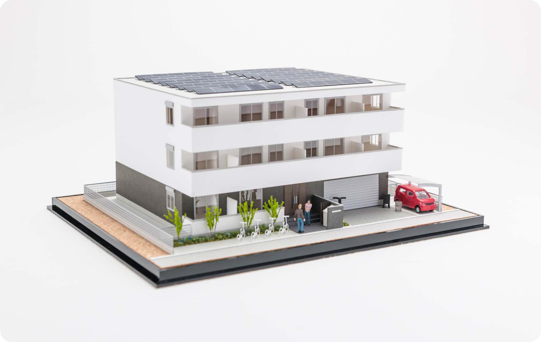 集合住宅模型 カラー②