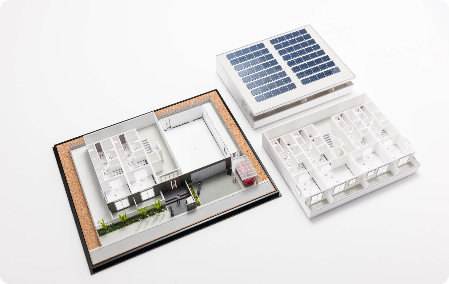 集合住宅模型 カラー②