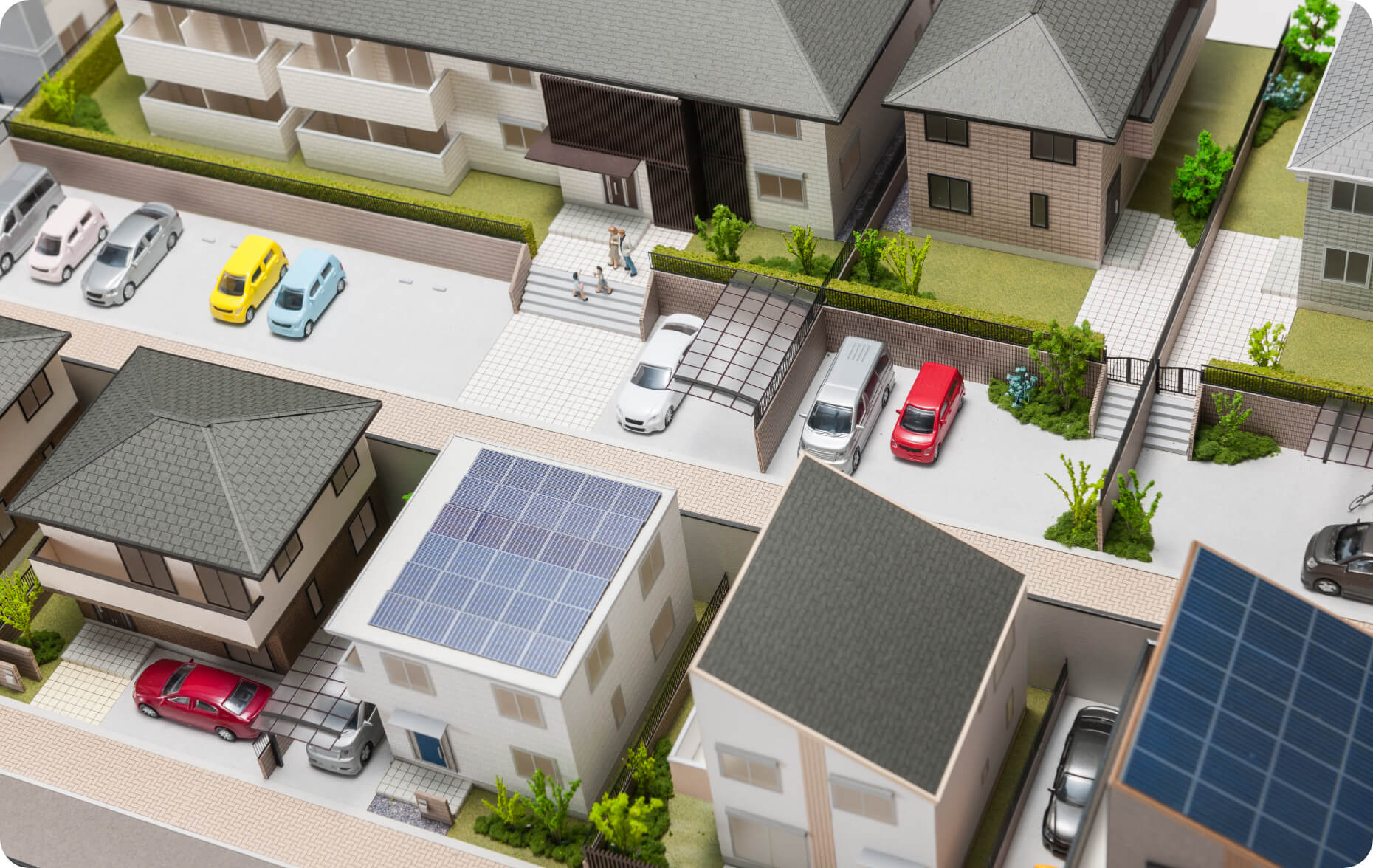 分譲地模型 カラー