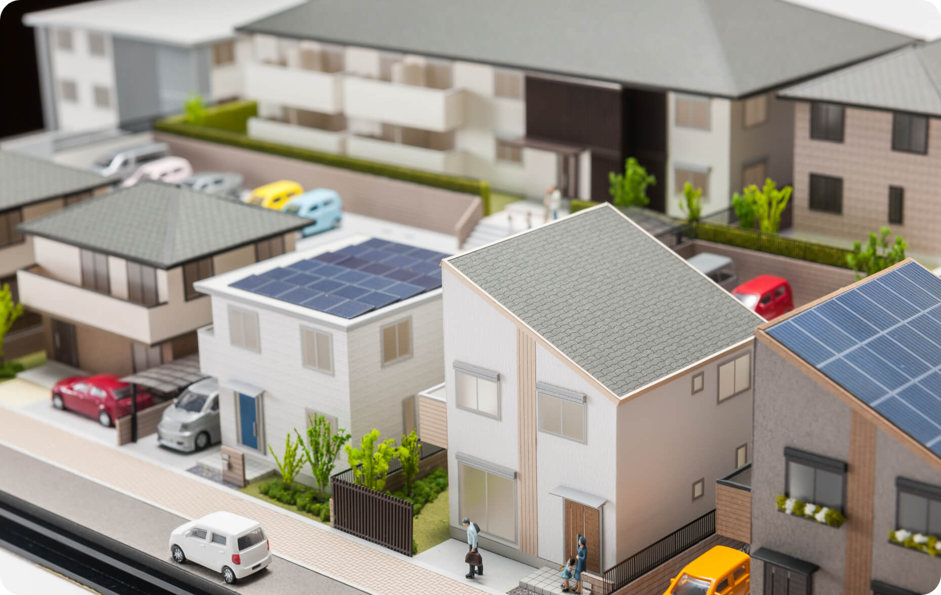 分譲地模型 カラー