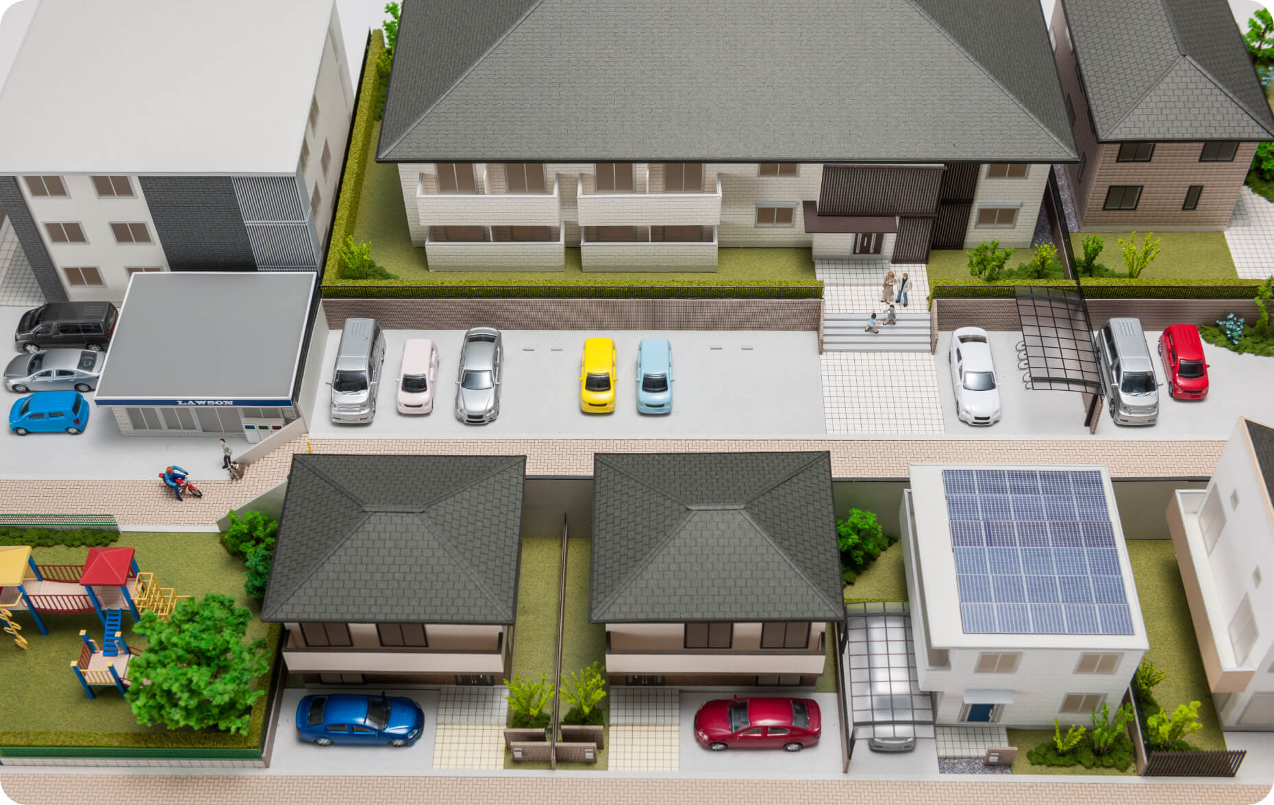 分譲地模型 カラー